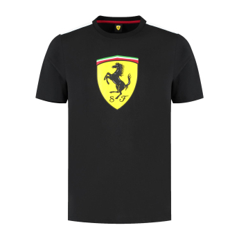 Ferrari детска тениска Shield black F1 Team 2025