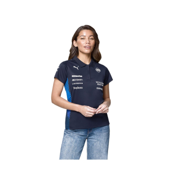 Williams Martini Racing дамска поло блуза official Teamline Replica black F1 Team 2025