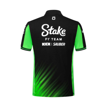 Stake Kick Sauber мъжка поло тениска official Teamline Replica F1 Team 2025