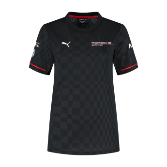 Porsche Мотоспорт дамска тениска official Teamline Replica black 2025