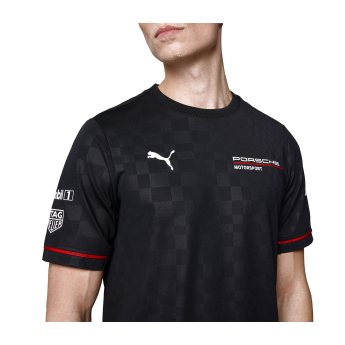Porsche Мотоспорт мъжка тениска official Teamline Replica black 2025