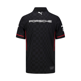 Porsche Мотоспорт мъжка поло тениска official Teamline Replica black 2025