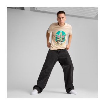 Formula 1 мъжка тениска Miami GP beige F1 Team 2025