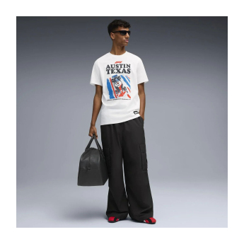 Formula 1 мъжка тениска Austin GP white 2025