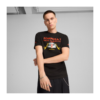 Formula 1 мъжка тениска DTS Graphic black F1 Team 2025