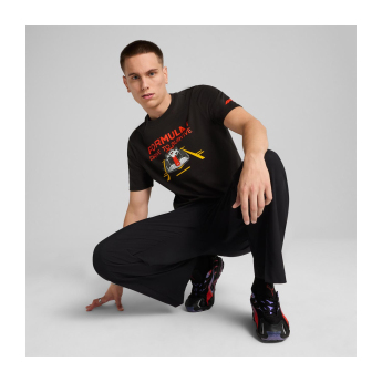 Formula 1 мъжка тениска DTS Graphic black F1 Team 2025