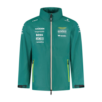 Aston Martin мъжко яке Rain official Teamline Replica green F1 Team 2025