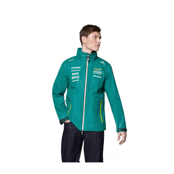 Aston Martin мъжко яке Rain official Teamline Replica green F1 Team 2025