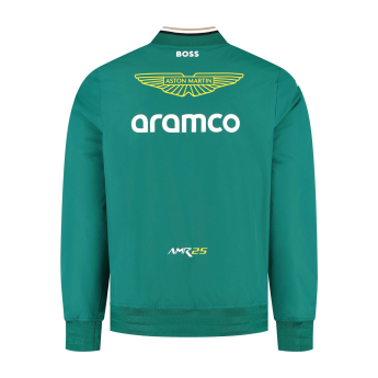 Aston Martin мъжко яке Bomber official Teamline Replica green F1 Team 2025