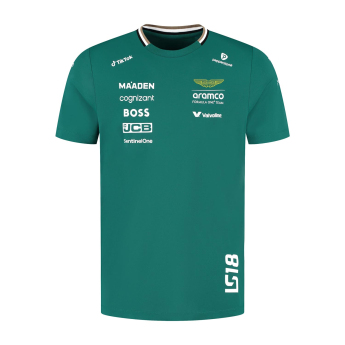 Aston Martin мъжка тениска Stroll green F1 Team 2025
