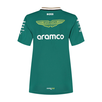Aston Martin дамска тениска official Teamline Replica green F1 Team 2025