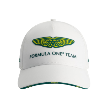 Aston Martin баскетболна шапка с козирка official Teamline Replica white F1 Team 2025