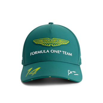 Aston Martin баскетболна шапка с козирка Alonso official Teamline Replica green F1 Team 2025