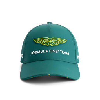 Aston Martin баскетболна шапка с козирка Stroll green F1 Team 2025
