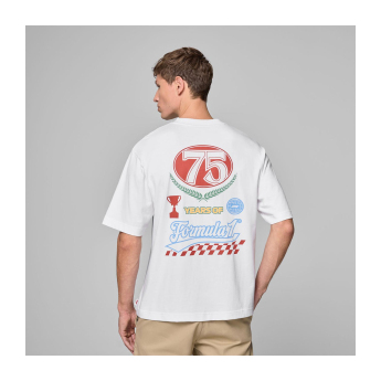 Formula 1 мъжка тениска Legacy Graphic white F1 Team 2025
