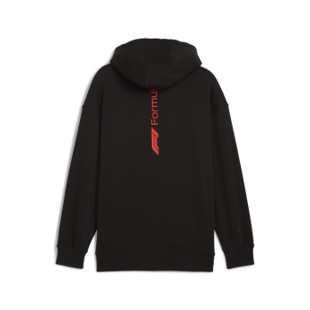 Formula 1 мъжки суитшърт с качулка Essential Relaxed Logo black F1 Team 2025