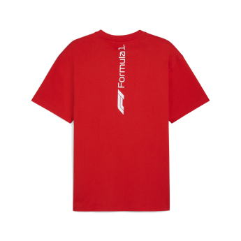 Formula 1 мъжка тениска Essential Relaxed Logo red F1 Team 2025
