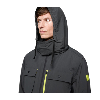 Aston Martin мъжко яке с качулка Rain 6 pocket F1 Team 2025