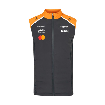 McLaren Honda мъжки елек official Teamline Replica grey F1 Team 2025