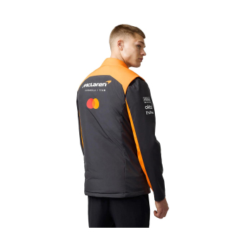 McLaren Honda мъжки елек official Teamline Replica grey F1 Team 2025