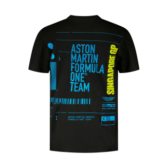 Aston Martin мъжка тениска Singapore GP F1 Team 2025