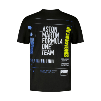 Aston Martin мъжка тениска Singapore GP F1 Team 2025