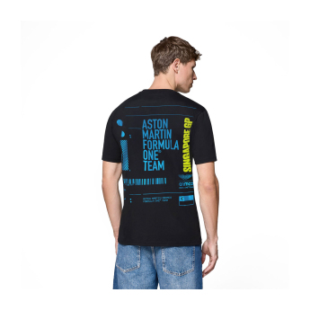 Aston Martin мъжка тениска Singapore GP F1 Team 2025