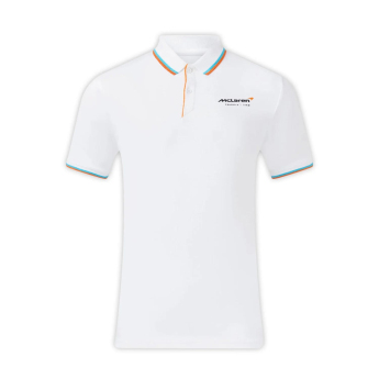 McLaren Honda мъжка поло тениска Essentials white F1 Team 2025