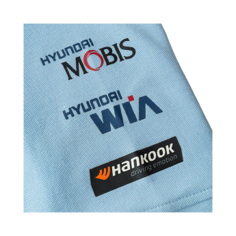 Hyundai Мотоспорт мъжка поло тениска blue 2025