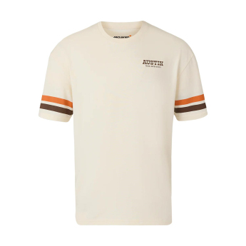 McLaren Honda мъжка тениска Austin GP beige F1 Team 2025