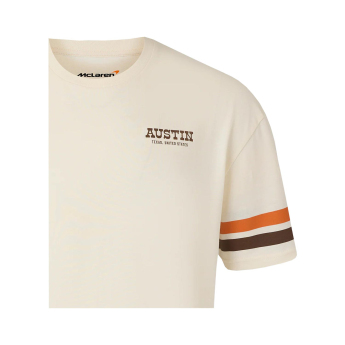 McLaren Honda мъжка тениска Austin GP beige F1 Team 2025