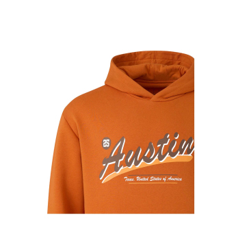 McLaren Honda мъжки суитшърт с качулка Austin GP orange F1 Team 2025