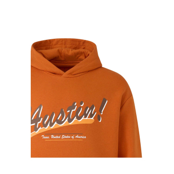 McLaren Honda мъжки суитшърт с качулка Austin GP orange F1 Team 2025