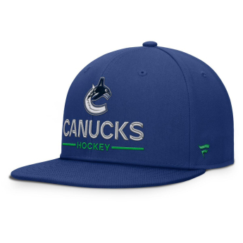 Vancouver Canucks шапка с козирка flat Authentic Pro A/Cap Flat Brim Square Visor Structured Adjustable