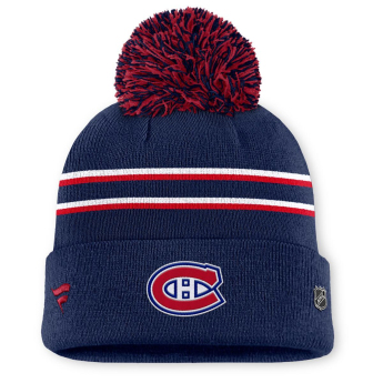 Montreal Canadiens дамски зимни шапки Authentic Pro W/Cap Cuffed Pom Beanie