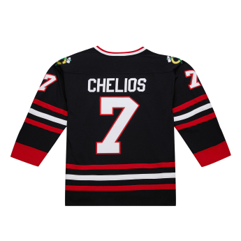 Chicago Blackhawks хокейна фланелка Chris Chelios 1997 NHL Dark Alternate Jersey
