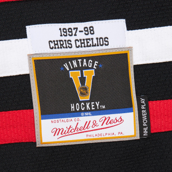 Chicago Blackhawks хокейна фланелка Chris Chelios 1997 NHL Dark Alternate Jersey