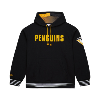Pittsburgh Penguins мъжки суитшърт с качулка Playmaker Fleece Hoodie Vintage Logo