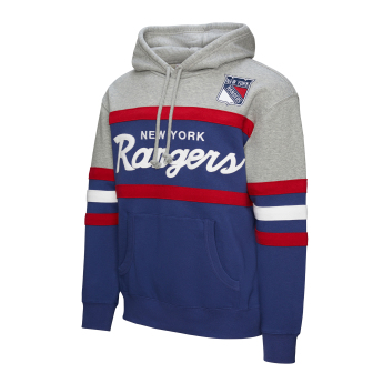 New York Rangers мъжки суитшърт с качулка Head Coach Hoodie Current Logo