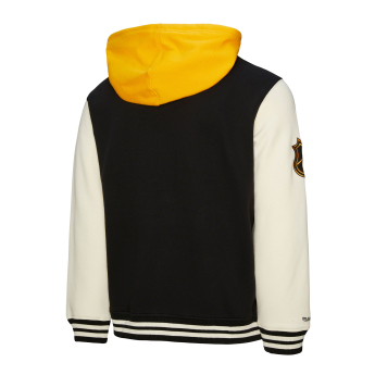 Pittsburgh Penguins мъжки суитшърт с качулка Courtside Fleece Button Front Current Logo