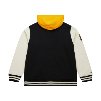 Pittsburgh Penguins мъжки суитшърт с качулка Courtside Fleece Button Front Current Logo