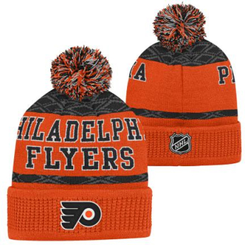 Philadelphia Flyers детска зимна шапка Puck Pattern Cuffed Pom