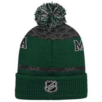 Minnesota Wild детска зимна шапка Puck Pattern Cuffed Pom