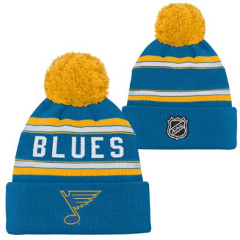 St. Louis Blues детска зимна шапка Jacquard Cuffed Knit With Pom