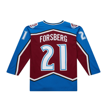 Colorado Avalanche хокейна фланелка Peter Forsberg 1995 NHL Dark Jersey