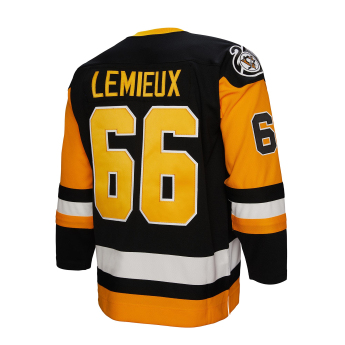 Pittsburgh Penguins хокейна фланелка Mario Lemieux 1991 NHL Dark Jersey