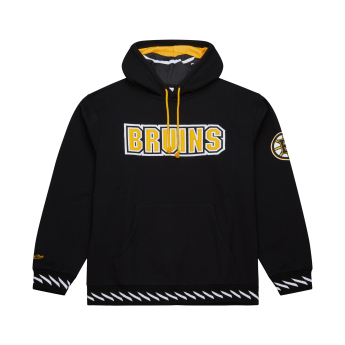 Boston Bruins мъжки суитшърт с качулка Playmaker Fleece Hoodie Vintage Logo