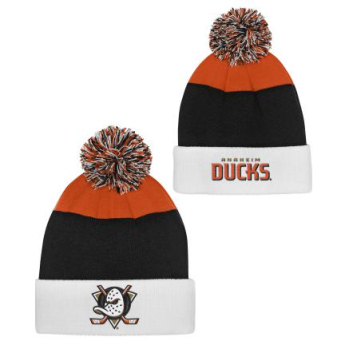Anaheim Ducks детска зимна шапка Essentials Cuffed Knit W Pom