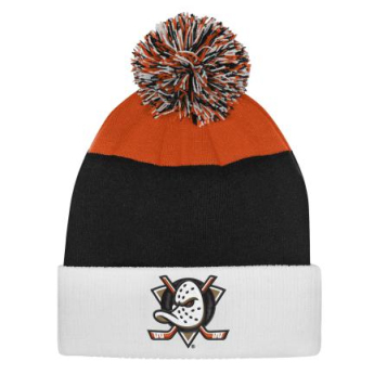 Anaheim Ducks детска зимна шапка Essentials Cuffed Knit W Pom