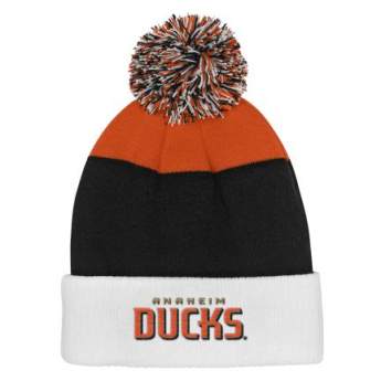Anaheim Ducks детска зимна шапка Essentials Cuffed Knit W Pom